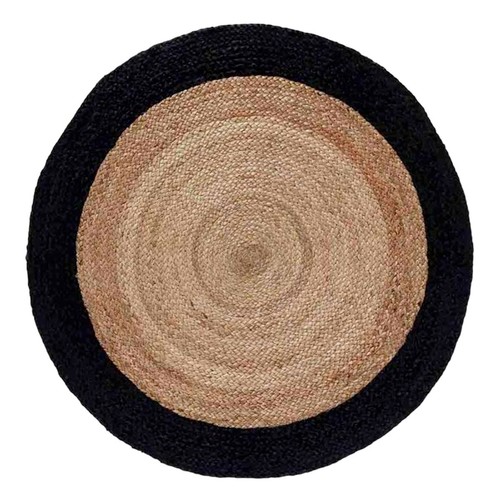 Tapis rond déco jute - déco,