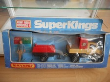 Matchbox K-30 Super Kings Mercedes Unimog + Compresseur en sourcils/rouge en ...