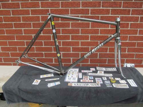 Eddy merckx 56cm frameset - eddy,