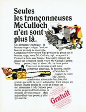 1966 Advertising 320 Advertising 320 Chainsaw Mc Culloch Electric Starter **