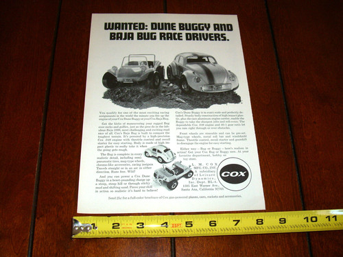 Cox dune buggy baja bug - buggy,