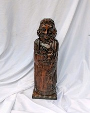 Large statue of Saint Emilion bottle cover, unusual, wood, craft