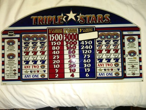 Igt red white blue triple - igt,