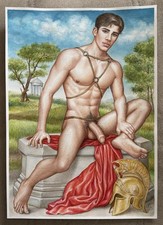 Aquarelle Originale Du Peintre