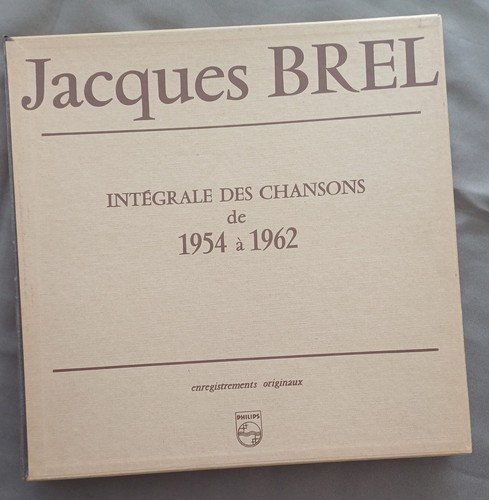 Coffret vinyles 33t jacques - coffret,