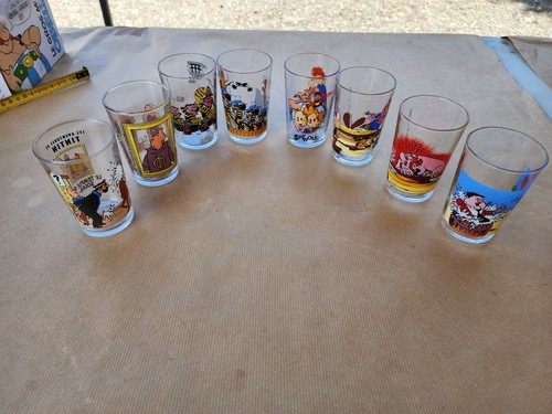 Lot verres tintin spirou - verres,