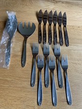 Couverts À Poisson WMF Inox Pour 6 Personnes Plus Plat À Poisson 14 Pièces