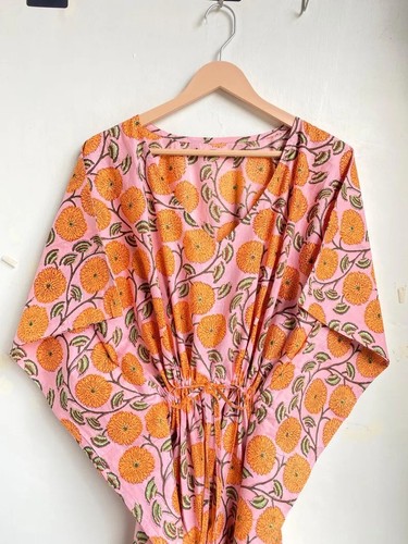 100 coton caftan indien fait - coton,
