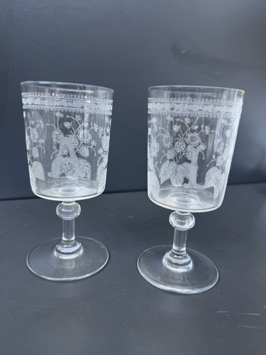 Deux verres cristal - deux,