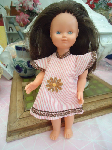 Poupee style microbe made - poupee,