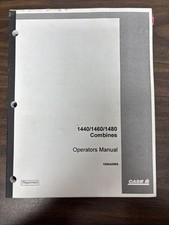 Case IH 1440 1460 1480 Combine Owner Operator Maintenance Manual 1095429R6