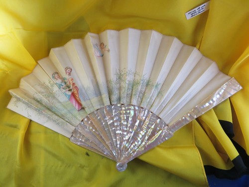 Ancien eventail fan antique - ancien,