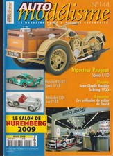 MODEL CAR N°144 SCOOTER PEUGEOT / PORSCHE 935 / MERCEDES 150 / JC BAUDIER
