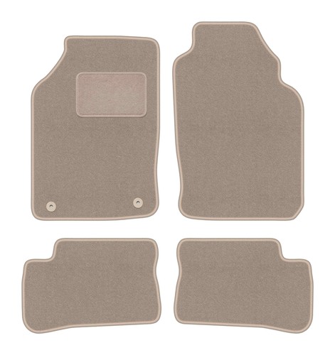 Tapis sol velours beige - tapis,
