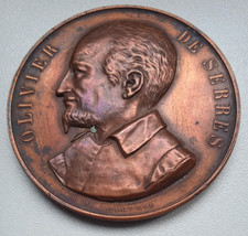 OLIVIER DE SERRES FRENCH AGRICULTURE BRONZE MEDAL / MEDAILLE ALLIER