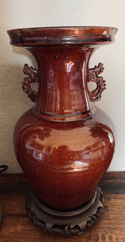 Vase époque ming sang de - vase,