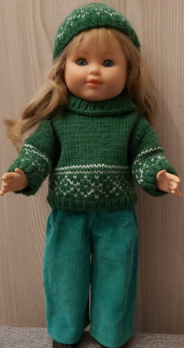 Tenue pièces poupée marie - tenue,