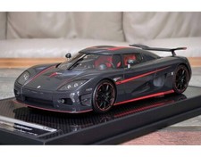 VMB Models Koenigsegg CCX Black Carbon Red Stripe 1/18. VMBCCX-705801