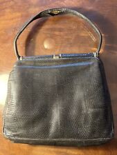 1930s Black Lizard Bag 