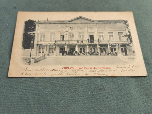 Ancienne carte postale chimay - ancienne,