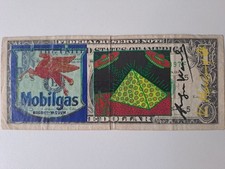 DOLLAR original signé à la main Andy Warhol & Keith Haring avec certificat