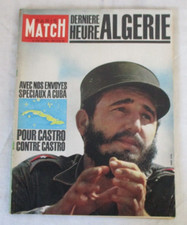 PARIS MATCH N°629 AVRIL 1961 DERNIERE HEURE ALGERIE/CUBA FIDEL CASTRO