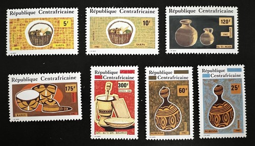 Centrafrique 1982 875 881 - 1982, mi.