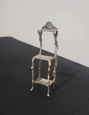 Antique Silver Miniature Etagere Rococo Shelf Dutch / Hanau Style c.190015g