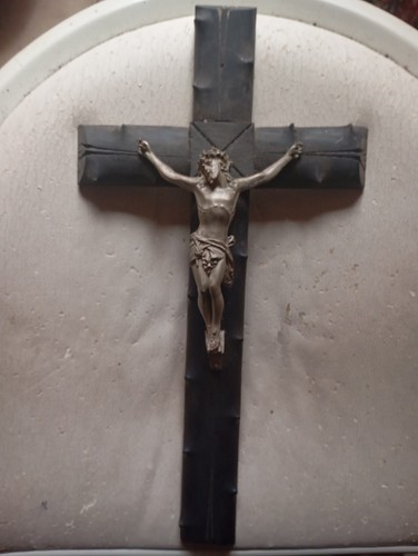Crusifix croix bois noicie - croix,
