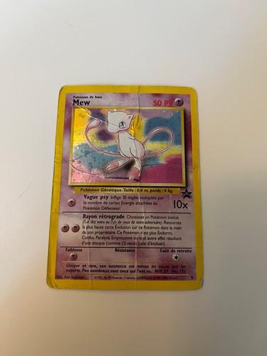 Carte pokémon mew promo black - pokémon,