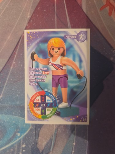 Playmobil carte fitness emy - carte,