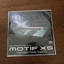 Disque DVD vidéo d'instruction MOTIF XS Fonctionnement Yamaha confirmé.