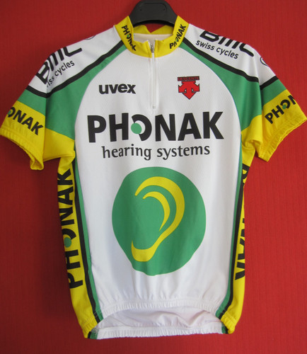 Maillot cycliste phonak - cycliste, 2003