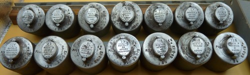 Lot antique tool dies - of,
