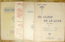 PARTITIONS MUSIQUE, AU CLAIRE