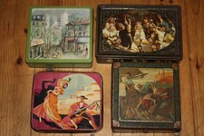 ELAH MOLIE ALSA LEFEVRE Lithographed Antique Sheet Box Lot Flamenco Fishing King