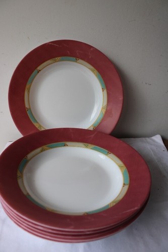Assiettes creuses arcopal - 6,