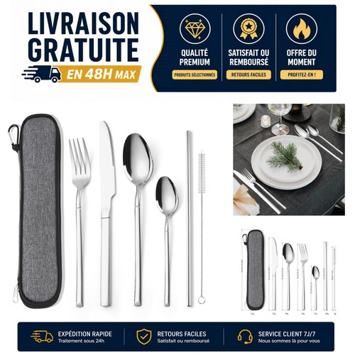 Set couverts portable - , 6