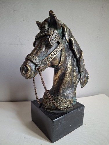 Sculpture bronze tête - bronze,