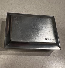 Les Potstainiers Hutois Belgium Pewter Lidded Trinket Box Lead Free 1950's