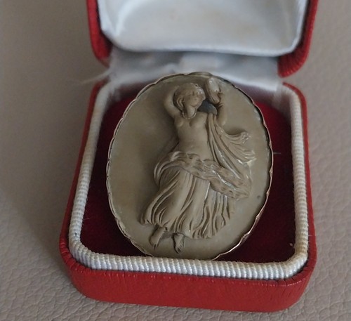 Broche camée art - camée, déco