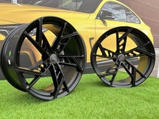 4X 20 Inch 5x112 Audi ABT Style Noir Brillant Roues : Pour Q7 Q8 A8 A5