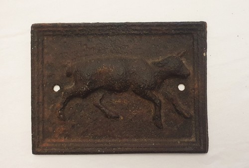 Ancien bas relief plaque - ancien,