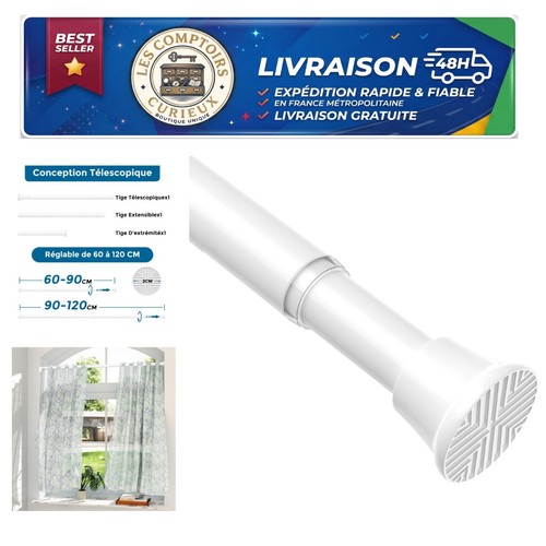 Tringle rideau douche - tringle,