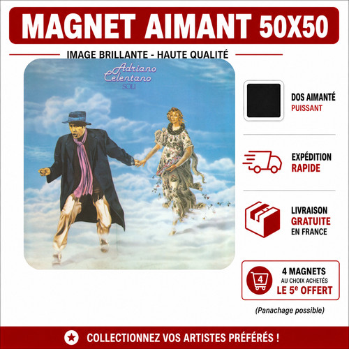 Magnet adriano celentano 5x5 - celentano,