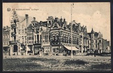 Old postcard Middelkerke, La Digue 1922 