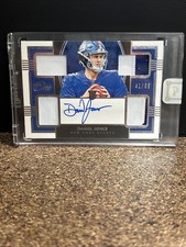 2019 Panini One /65 Daniel Jones #52 RPA Rookie Quad Patch Auto RC