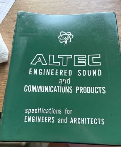 Altec book tube amps - altec,