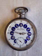 Montre De Poche REMONTOIR 15 RUBIS Antimagnétique Vedette Fin '800