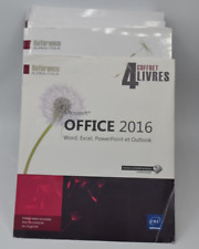 Microsoft Office 2016 - Coffret de 4 livres Word Excel PowerPoint Outlook